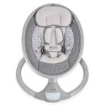 Ljuljaška za bebe iSwing sa adpterom, daljinskim upravljačem i bluetooth - silver, can9021 - Slika 3