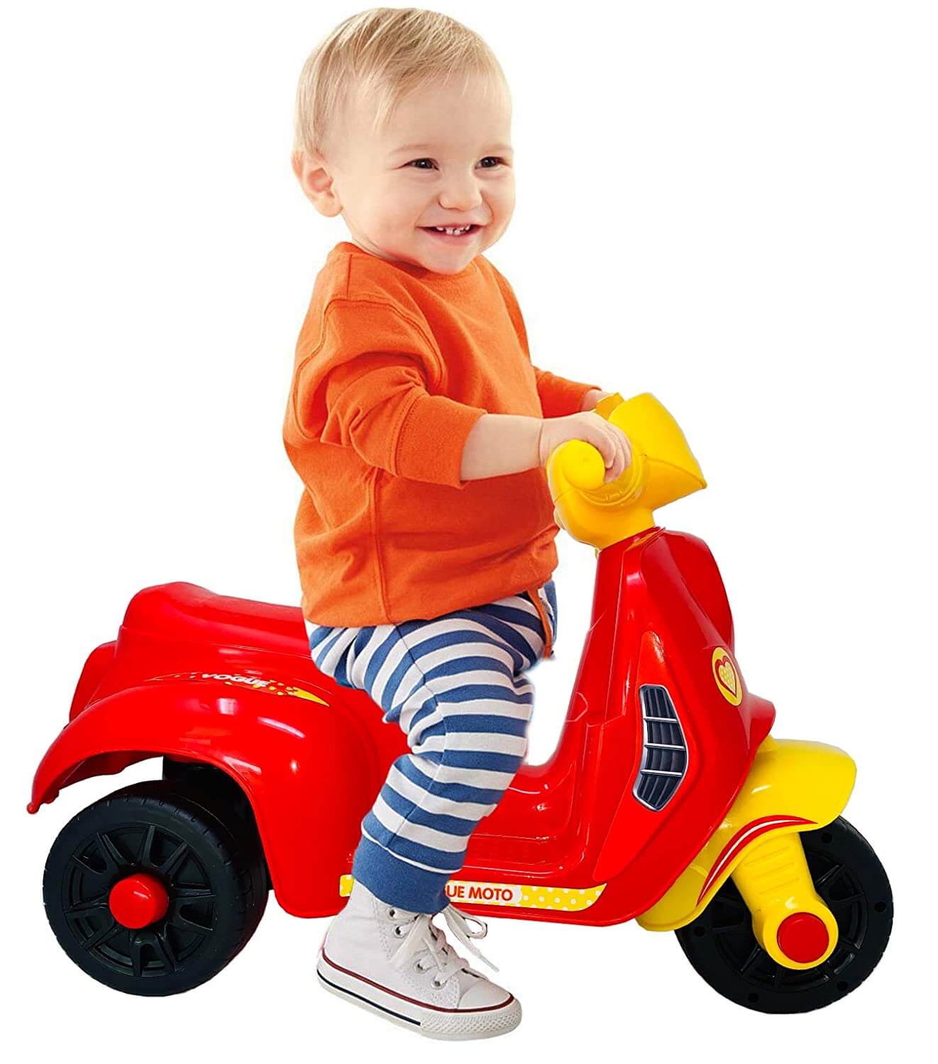 motor-guralica-vespa-crvena-slika-1 motor-guralica Vespa crveno-žute boje