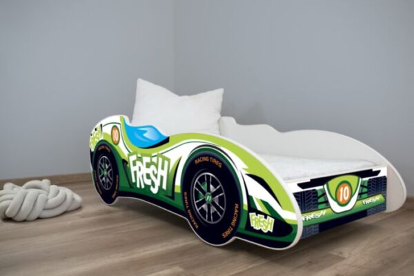 Krevet za decu sa dušekom 160x80cm (Formula 1) FRESH CAR, 7534 - Slika 1