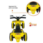 Kvad-guralica za decu 2u1 Safari 309048 - žuti - Slika 2