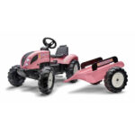 Traktor na pedale Star Pink sa prikolicom, 2056L - Slika 2