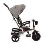 Tricikl za decu Xammy 3u1 Kikka Boo sa blagim podešavanjem naslona i pretvaranjem u balans bicikl - crni, kkb20148 - Slika 4