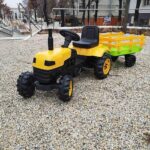 Traktor na pedale Biberoglu sa prikolicom - žuti, model 958 - Slika 5