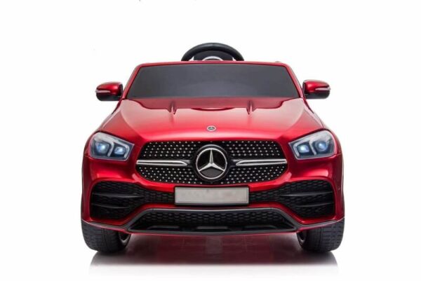 Mercedes GLE 450 crveni licencirani sa mekim gumama i kožnim sedištem slikan sa prednje strane