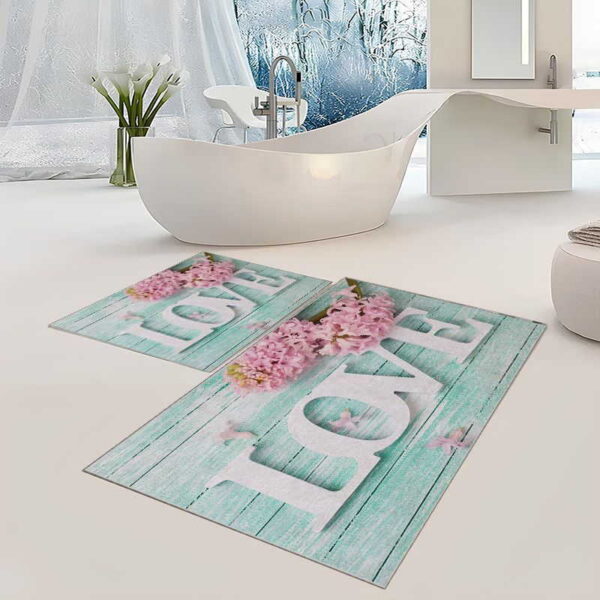 Set za kupatilo Love plavi