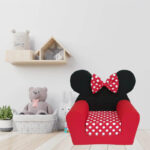 Fotelja na razvlačenje Bambi Lux Mini - crvena - Slika 3