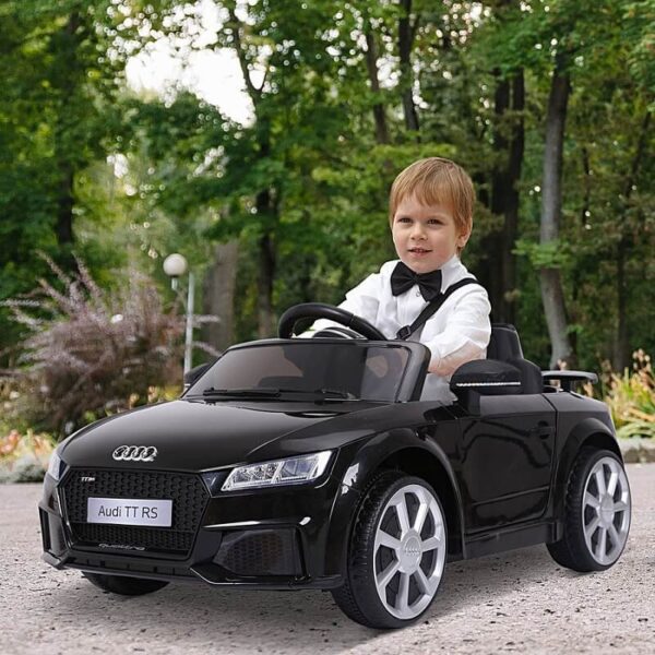 Dečiji auto Audi TT RS licencirani na akumulator - crni, G336, 000063 - Slika 3