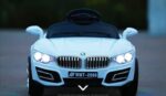 Auto za decu BMW 7 na akumulator - beli, G24 - Slika 2