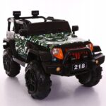 Military džip terenac 4X4 na akumulator G18 - zeleni, 000239 - Slika 3