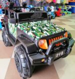 Military džip terenac 4X4 na akumulator G18 - zeleni, 000239 - Slika 4