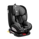 Auto sedište Ttrek 0-36kg sa Isofixom Kikka Boo tamno sive boje.