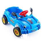 Auto na pedale Sport 957 plave boje sa retrovizorima