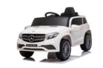 Auto za decu na akumulator Mercedes GL63 AMG LICENCIRANI bele boje sa led svetlima i kožnim sedištem.