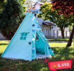 Dečiji šator sa lampicama plave boje slika uživo i sa cenom