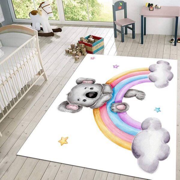 Tepih za decu Koala prikazan u dečijoj sobi