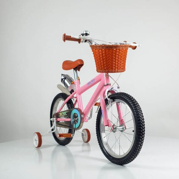 Dečiji bicikl Picnic 16'' roze sa pomoćnim točkićima