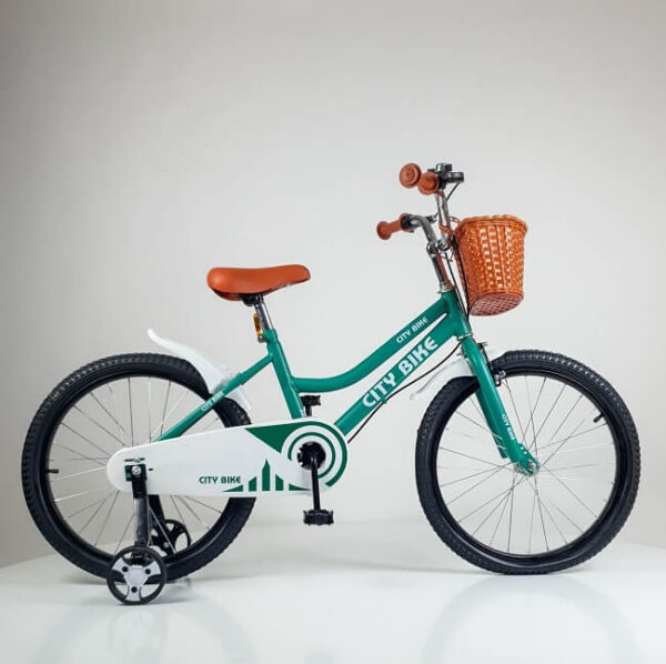 Bicikl za decu City Bike 20'' zelene boje.