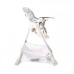 Hranilica za bebe Chocolate sive boje slika sa bočne strane.