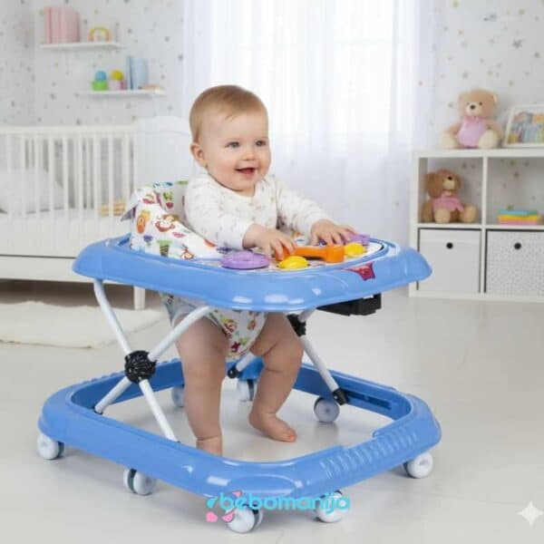 Dubak-šetalica za bebe 7554 svetlo plava