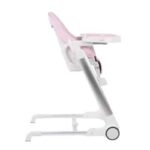 Hranilica za bebe Maple roze boje sa bočne strane