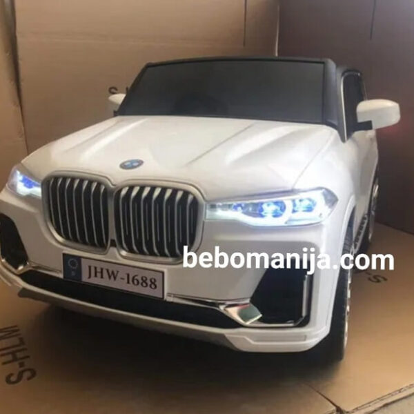 Džip za decu LC-MB1688P beli sa led svetlima.