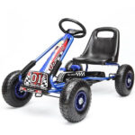 Karting na pedale MG-PC615 sa vazdušnim gumama - plava
