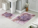 Set za kupatilo Ljubičasti mermer