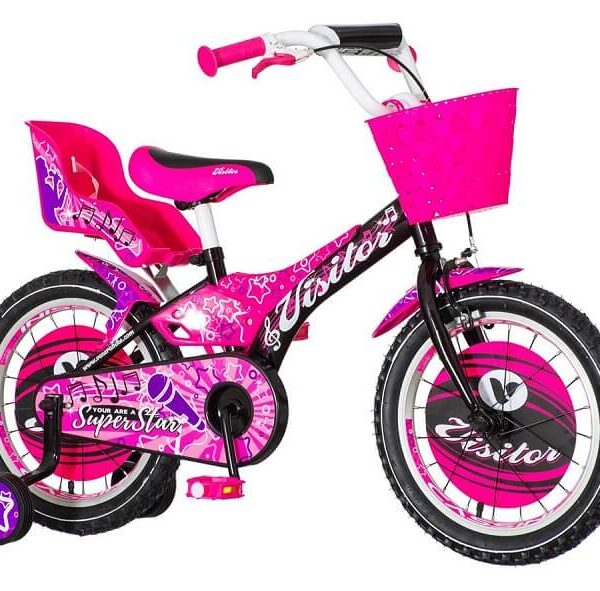 Bicikl za devojčice 16'' Super Star ljubicasta