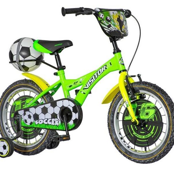 Bicikl za decu 16'' Soccer zeleno-crna