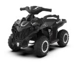 ATV za decu TS-029 crni sa plastičnim točkovima slikan iz profila