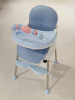 Hranilica za decu Baby Line C006 plave boje sa igračkicom na tacni