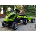 traktor sa prikolicom zeleni na pedale
