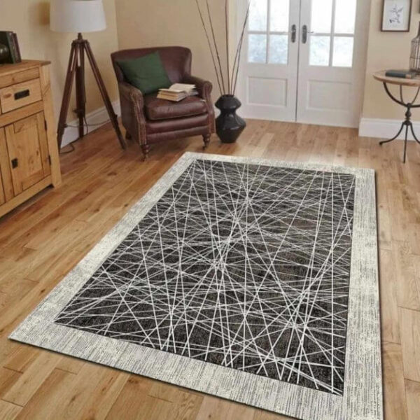 Tepih za dnevnu sobu Geometric crni