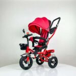 Tricikl 408-2 Lux crveni sa rotirajucim sedistem