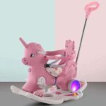 Klackalica za decu Unicorn roze boje