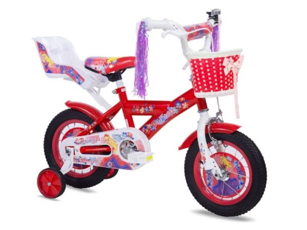 Bicikla za decu Princess 12" crvene boje
