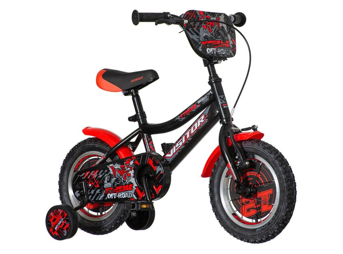 Bicikl za decu 12'' Xtreme crno-siva