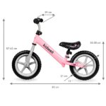 Balans bicikl Kidwell Rebel pink, 7918 - Slika 2