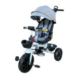 Tricikl za decu TS-588N sa preklopnim naslonom - sivi, 10090 - Slika 2
