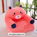 Fotelja za decu pink Bear