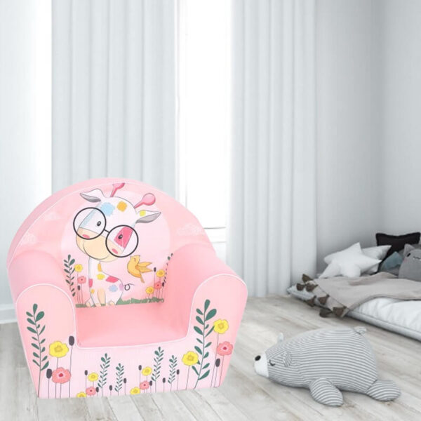 Foteljica Žirafa roze 121225