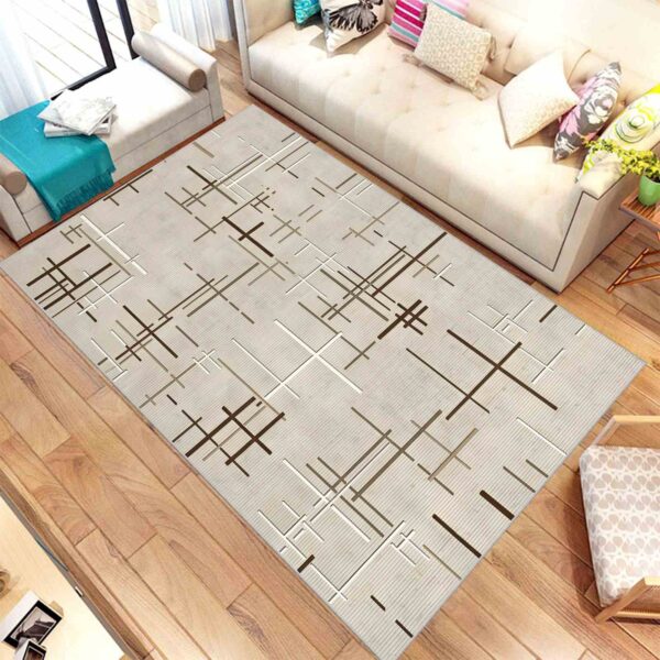 Tepih Ukrštene linije bež tg-1133