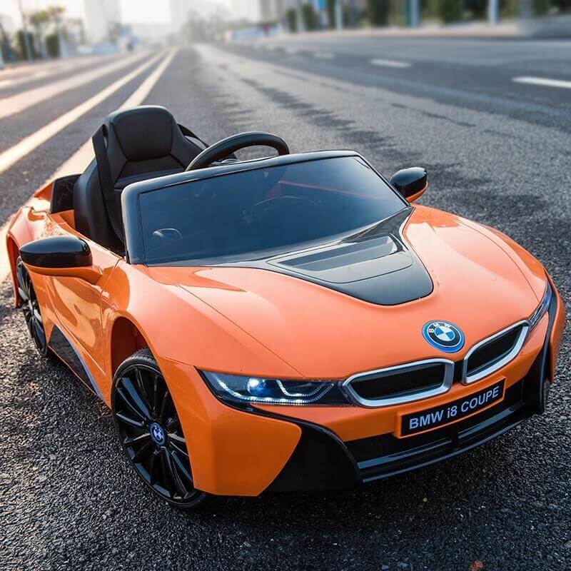 Auto za decu BMW I8 narandžasti (1) Auto za decu BMW I8