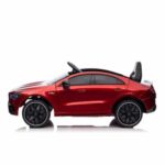 Dečiji auto Mercedes CLA 45 AMG sa kožnim sedištem i mekanim gumama - crveni, BJMX628 - Slika 2
