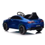 Dečiji auto Mercedes CLA 45 AMG sa kožnim sedištem i mekim gumama – Plavi, BJMX628 - Slika 2