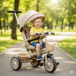 Sklopivi tricikl guralica 4001 sa detetom