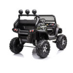 Dečiji auto-jednosed Mercedes Unimog 4x4 sa kožnim sedištima i mekim gumama - maslinasti, BJ 199 - Slika 2