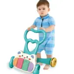 Piano podloga 2u1 Životinje sa funkcijom pretvaranja u hodalicu - plava, 905267 - Slika 2