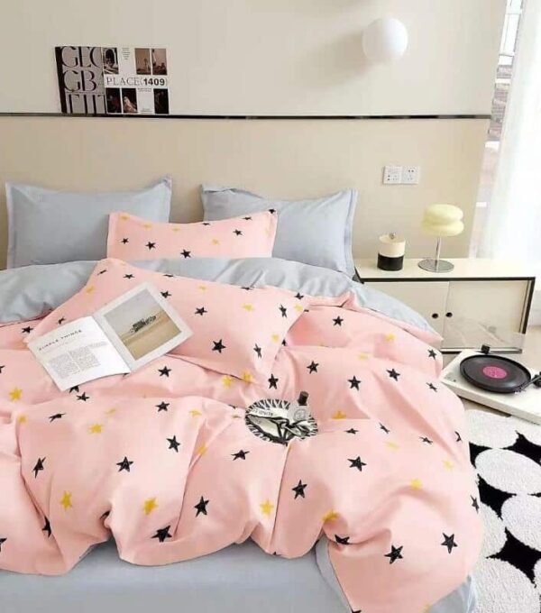 Posteljina Zvezdice roze AP-008