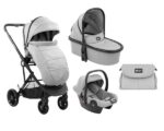 Kolica 3u1 Cherie sive boje